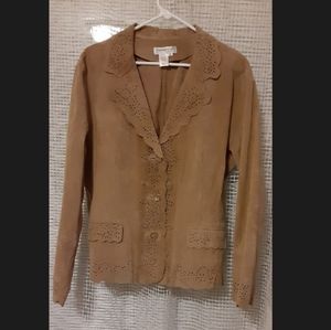 Coldwater Creek Leather Jacket